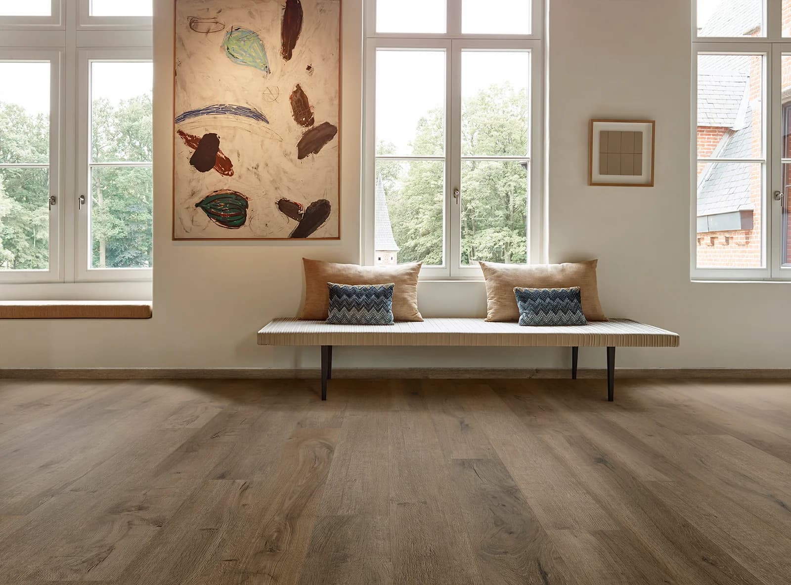 Vinylová podlaha COREtec Fonteneau s extra dlhými lamelami 2515 mm v interiéri