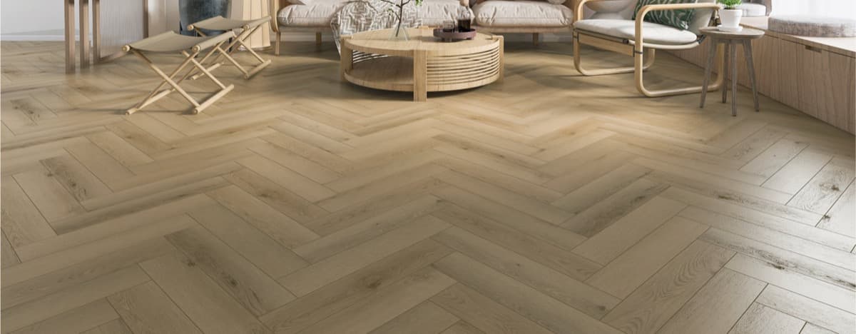 Firmfit Hudson Oak Herringbone v interiéri
